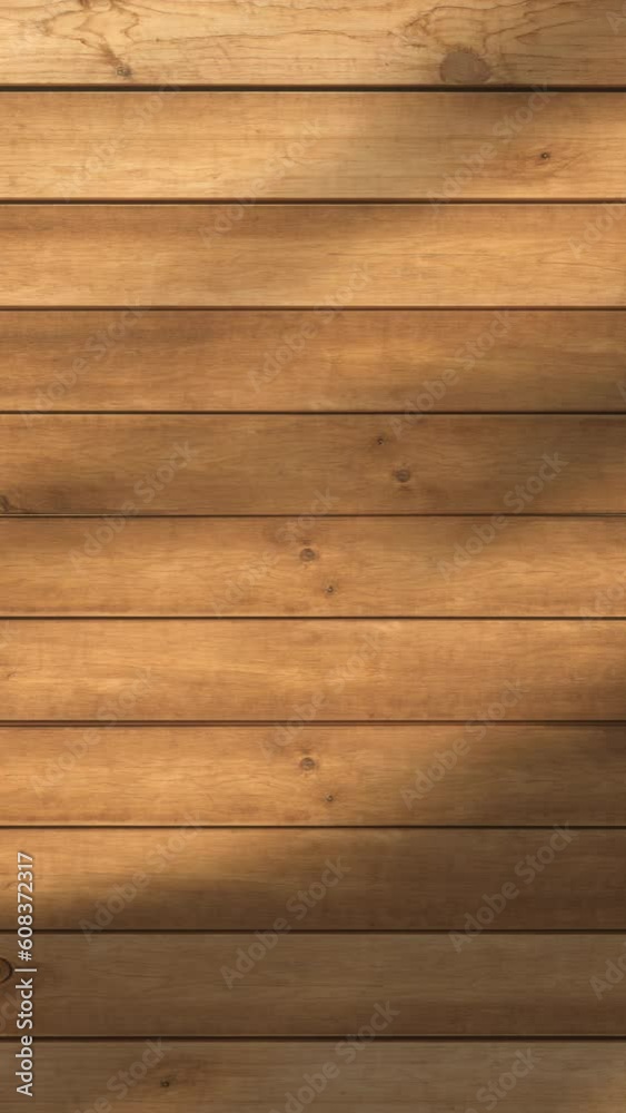 Shadow of palm leaf moving gently in wind on wooden slats background, backdrop Shadow of palm leaf moving gently in wind on wooden slats background, backdrop