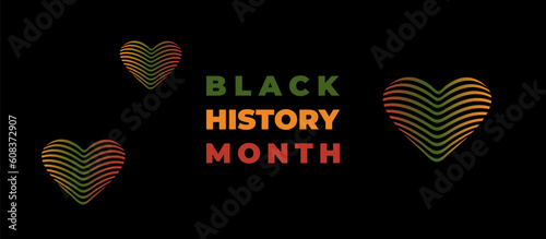 Black History Month 2024. Vector Illustration. Annual celebration in february in USA and Canada, october in UK. EPS 10