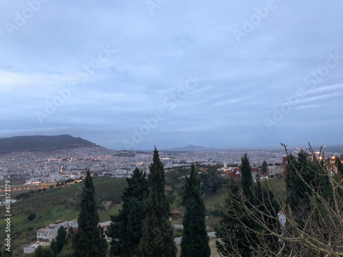 Panoramic view of Tetouan city