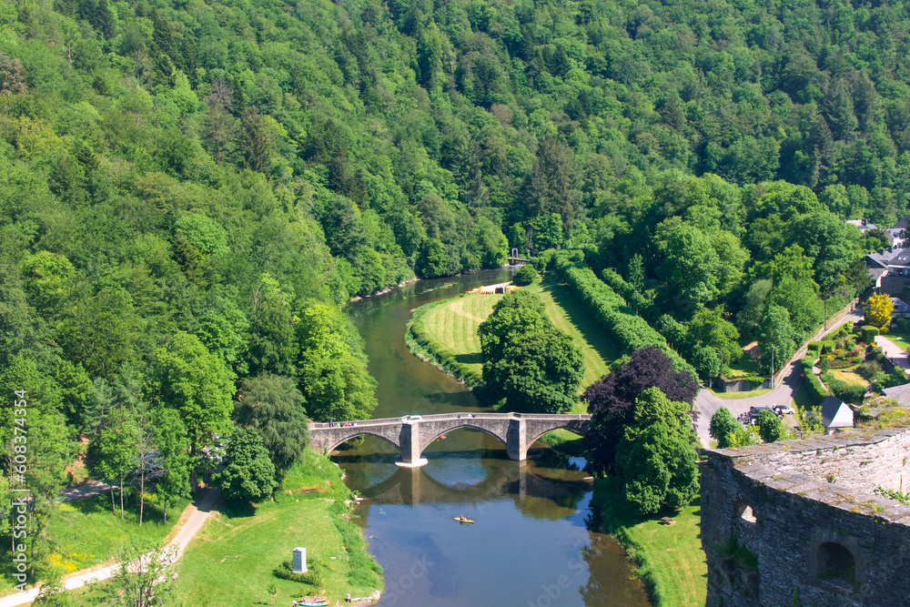 Obraz premium Beautiful view of Bouillon, Belgium