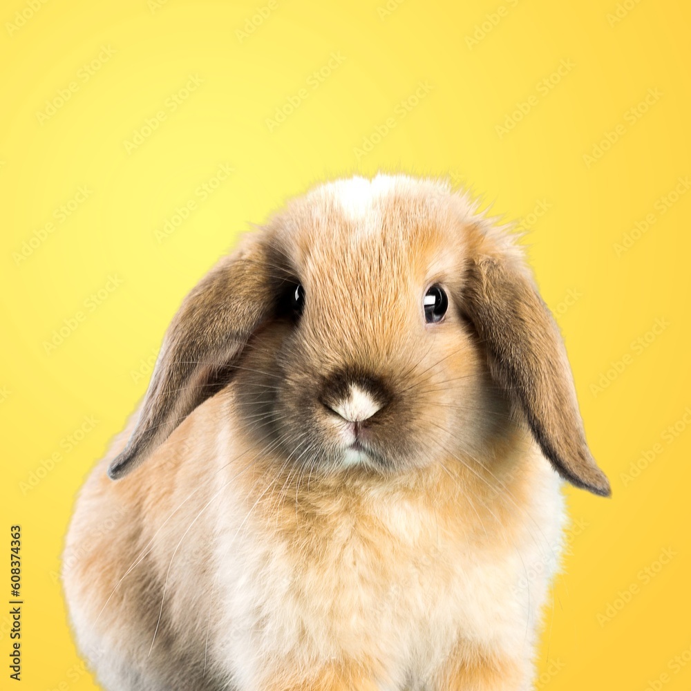 Portrait of a cute small bunny or rabbit Portrait of a cute small bunny or rabbit