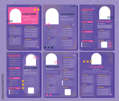Professional CV resume template design