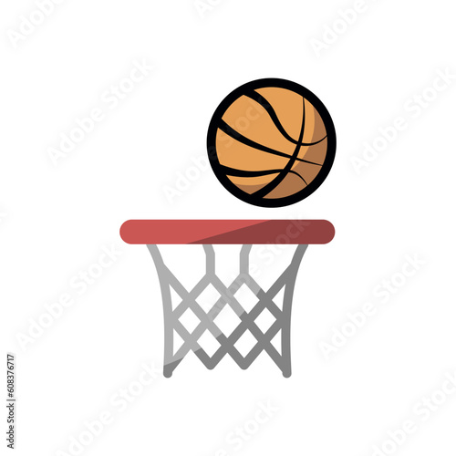 basketball net icon design vector