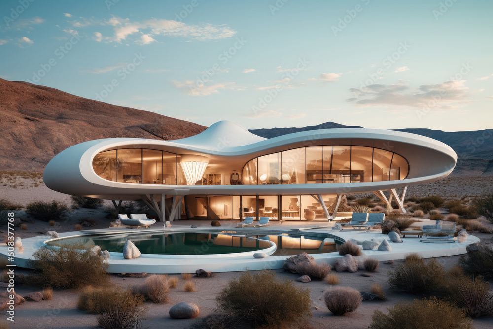 Modern Futuristic Home in the desert