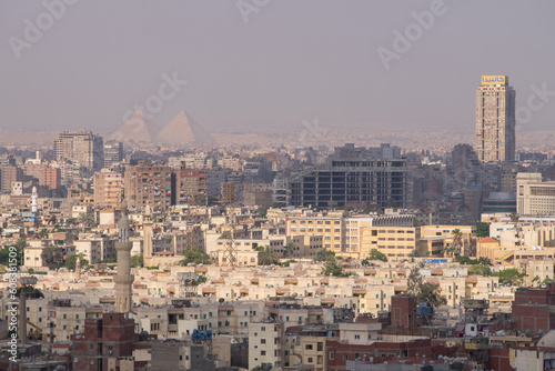 Vista de la ciudad de El Cairo desde los muros de la Ciudadela, Egipto