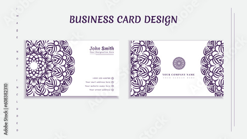 Simple, Creative and minimal mandala business card design for all