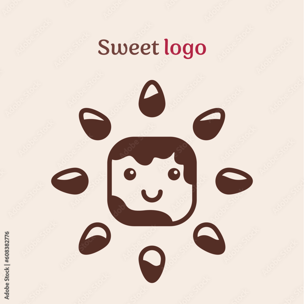 Sweet Logo, brownie very cute