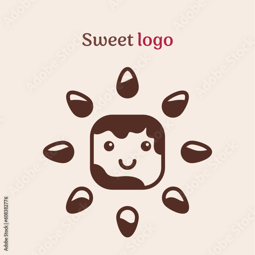 Sweet Logo, brownie very cute