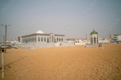 le mausolée des Layennes à Yoff dans la banlieue de Dakar au Sénégal en Afrique de l'Ouest photo