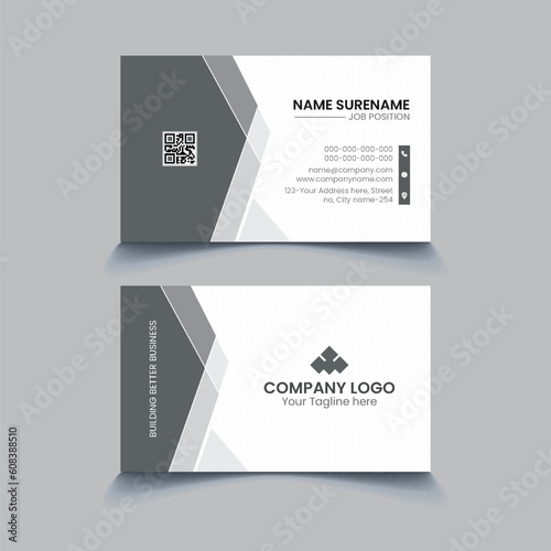 vector modern and simple business card design