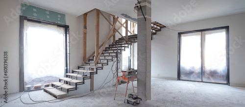 Canvastavla Cottage under construction