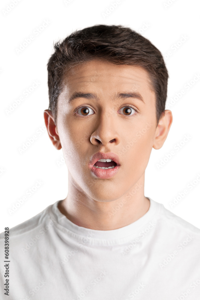 Different beautiful expressions of male face Different beautiful expressions of male face
