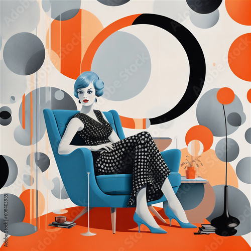 Grafica stile pop art anni 70