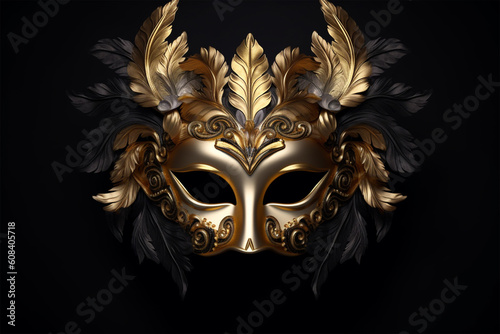 venetian carnival mask generative ai