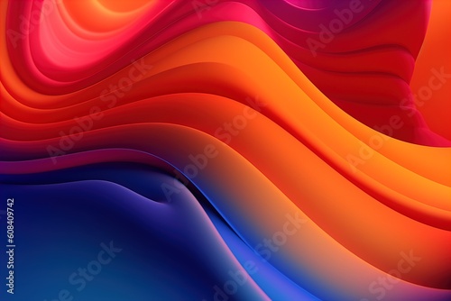 Iridescent colorful vibrant holographic gradient background