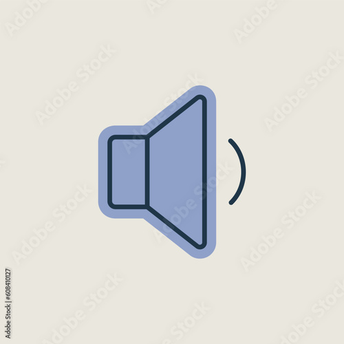 Minimum volume sound music vector flat icon Free Download Minimum volume sound music vector flat icon - GFXLoad