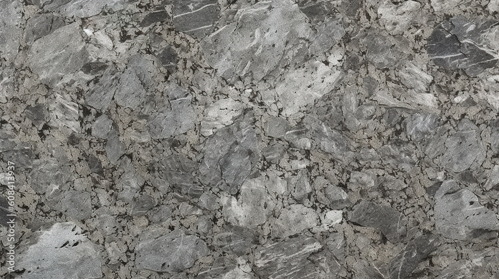 Polished dark grey granit or marble surface. Generative AI stone texture background Polished dark grey granit or marble surface. Generative AI stone texture background