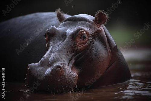 hippopotamus, generative ai