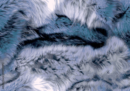 abstract animal fur pattern vector	
