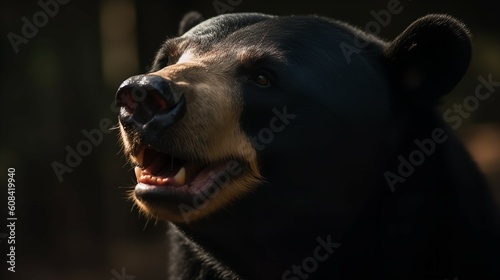 The Enigmatic Smile of the Sun Bear photo