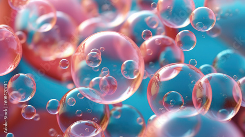 Bubbling Dreams: A Whimsical Tapestry of Soap Bubbles. Generative AI