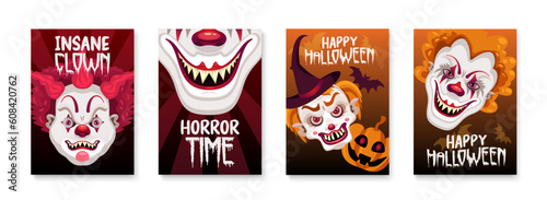 Halloween Horror Clowns Posters