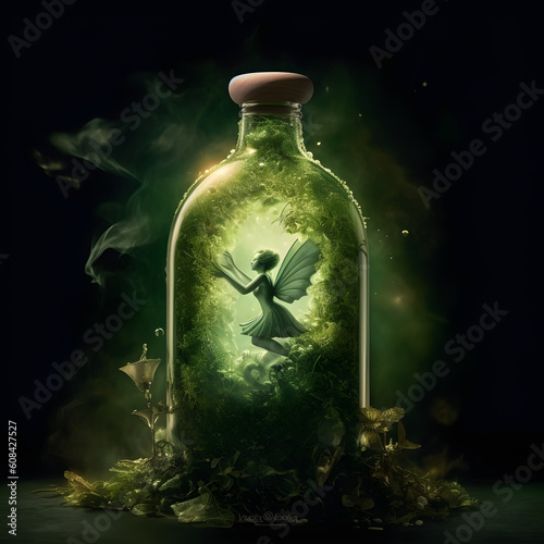 The Green Fairy in a Bottle - Generative AI