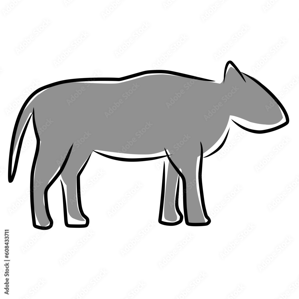 Four legs Animal Illustration Four legs Animal Illustration