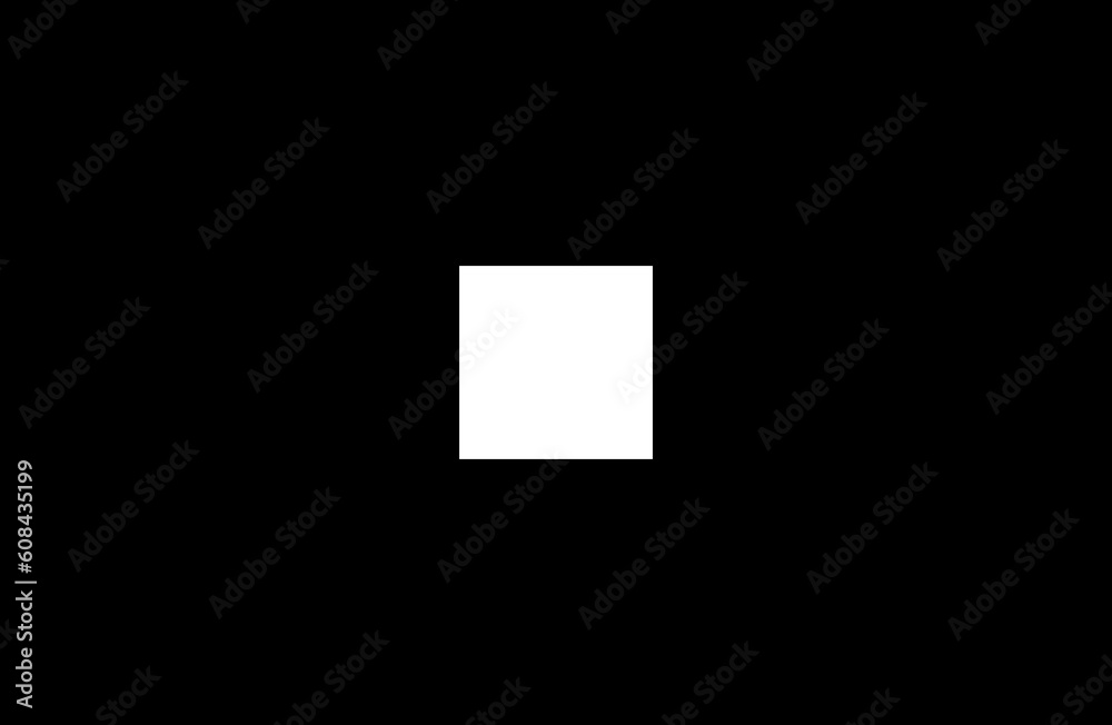 Square pinhole. Black frame. Transparent. Square pinhole. Black frame. Transparent.