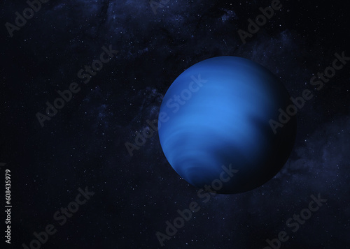 Fototapeta Naklejka Na Ścianę i Meble -  Neptune, galaxy and nebula. Elements of this image furnished by NASA.