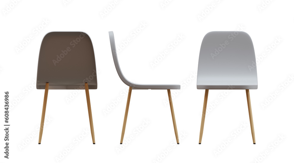 Fiber Dining Chair With Wooden Leg 03 Fiber Dining Chair With Wooden Leg 03