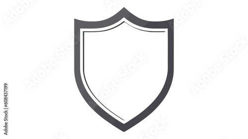 Shield Icon in trendy flat style isolated on grey background. Vector illustration, EPS10