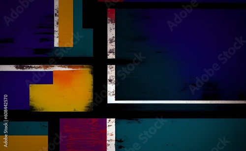 Brushstrokes colorful texture acrylic paint on canvas. picture for artwork design. Modern contemporary art. Abstract art background hand drawn acrylic painting. Digital art illustration