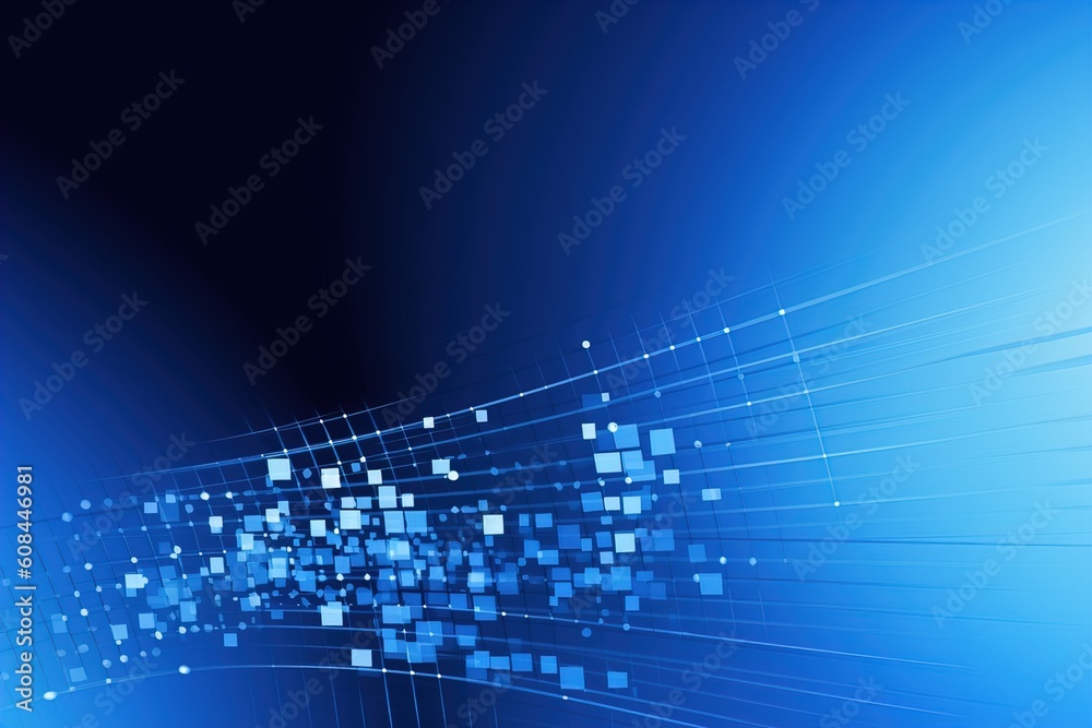 Obraz premium simple business blue background