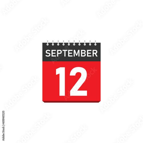 September 12 Concept Design. Vector Illustration.