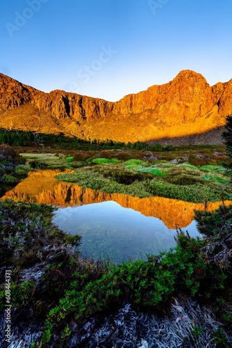 lake in the mountains photo