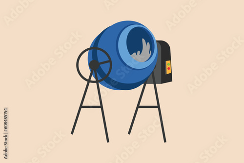 Construction tools concept for building. Flat vector illustration isolated.