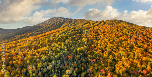 Autumn Sunrise on Sugarloaf Mountain - Carrabassett Valley - Maine  photo