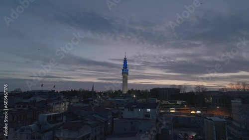 Beyazit Tower Ancient Medieval Fire Tower (Turkish: Beyazıt Yangın Kulesi) of Istanbul University