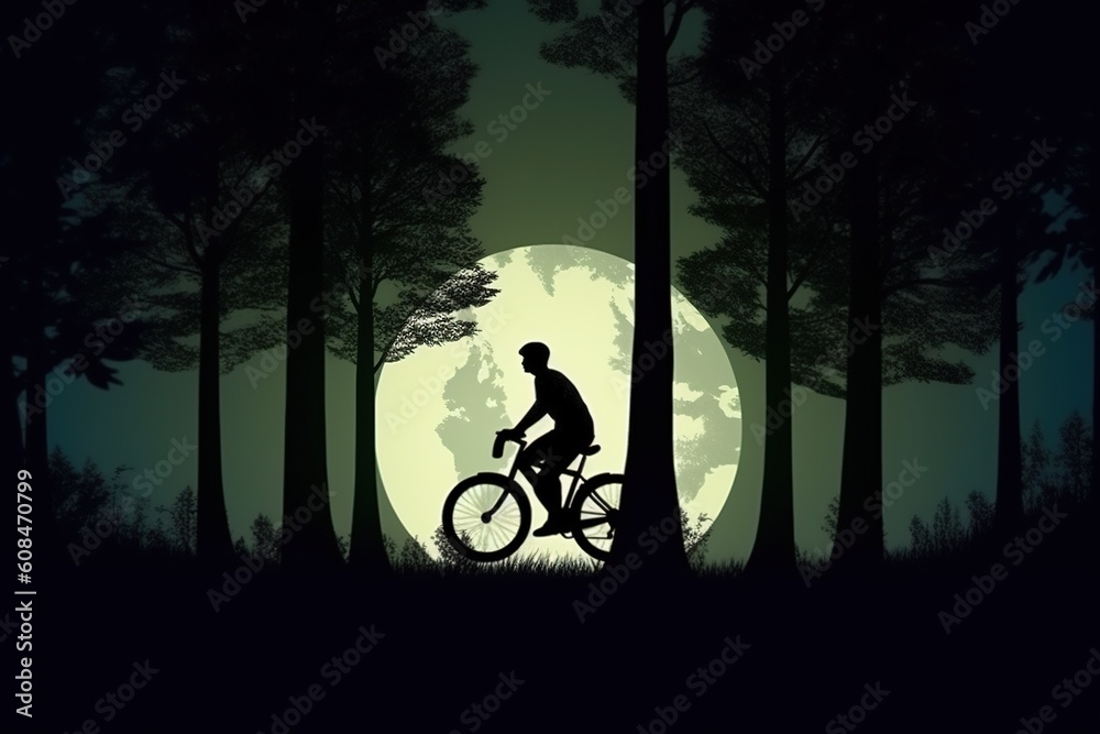 custom made wallpaper toronto digitalWorld bicycle day. Celebration happy globe riding world. June 3. Go Green Save Environment. fresh air, energy of nature, relaxation, freedom. Active healthy lifestyle