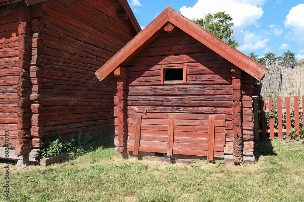 Fototapeta premium old wooden house