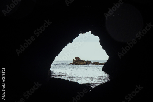 Cave of the Berlenga Islands in the Atlantic Ocean of Portugal.