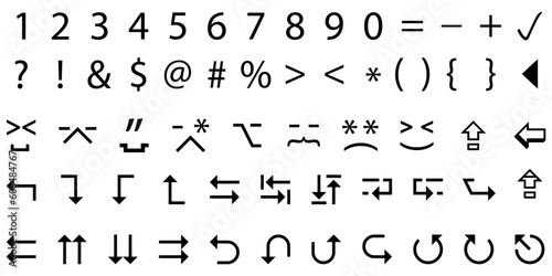 Text editor icon set. Get these awesome material icon set. Vector illustration.
