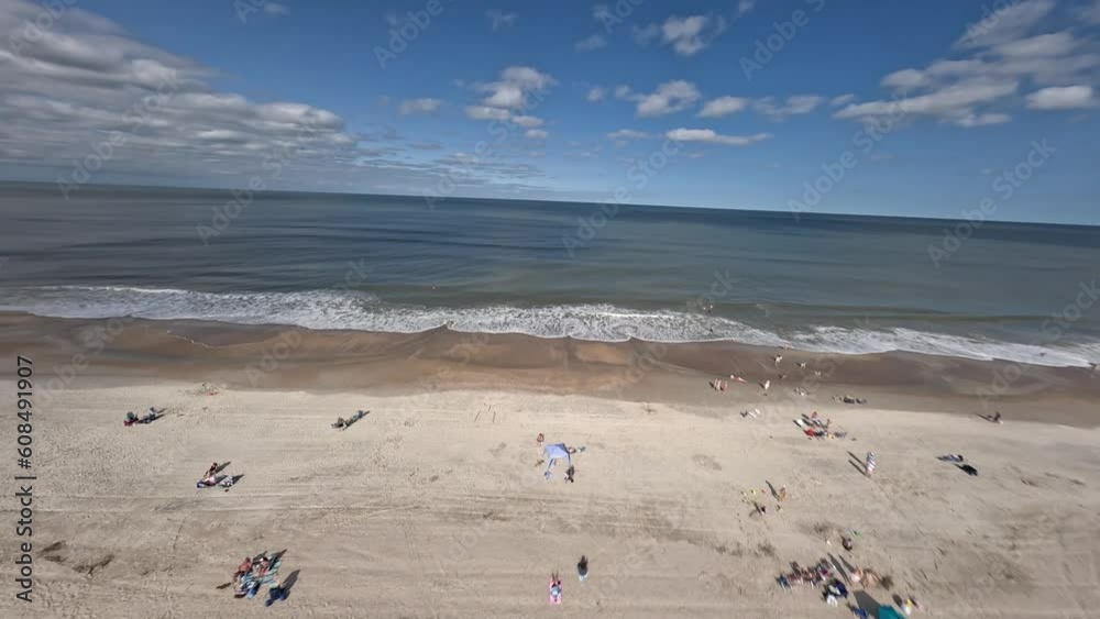 Aerial View of American Beach on Amelia Island Aerial View of American Beach on Amelia Island