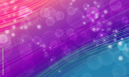 Abstract Waves Pink Purple Blue Gradients multicolored Background with Bokeh Graphic Templates Design for background, wallpaper, template, element, backdrop, graphic, brochure, banner, website