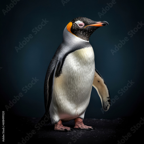 A graceful penguin