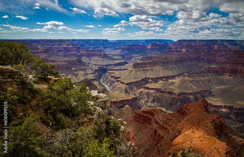 Magnificent Grand Canyon under a stunning sky