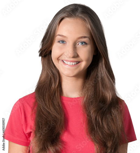 Portrait of a Smiling Young Woman © BillionPhotos.com