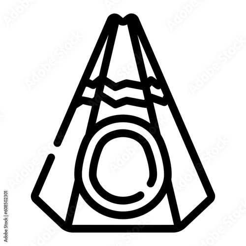 teepee Line Icon