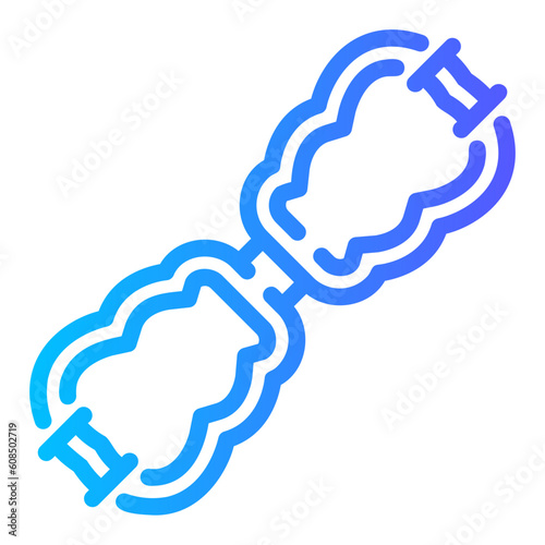 tug of war Line Gradient Icon